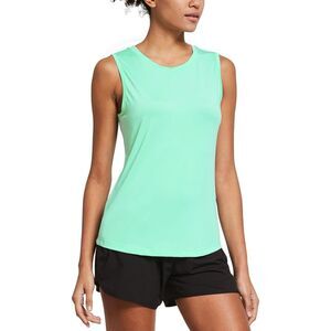 Baleaf Women's Lightweight Sleeveless Workout Tank - Mint Green M